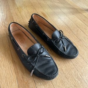 Tod’s Women Leather Moccasins in EU37.5